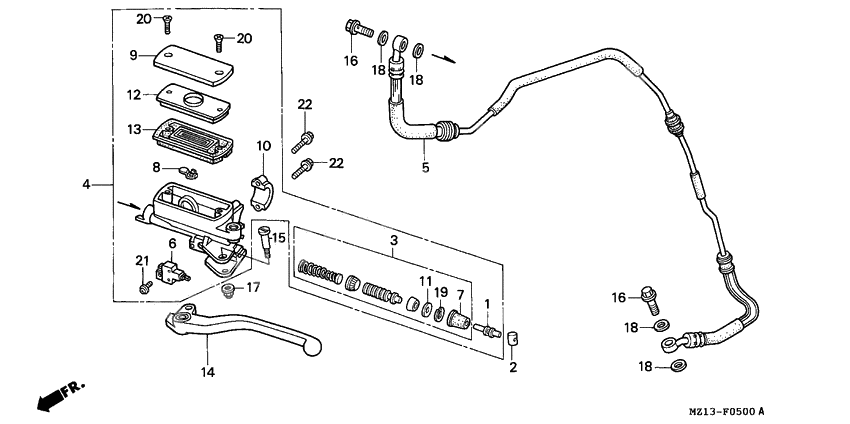 Главный цилиндр сцепления