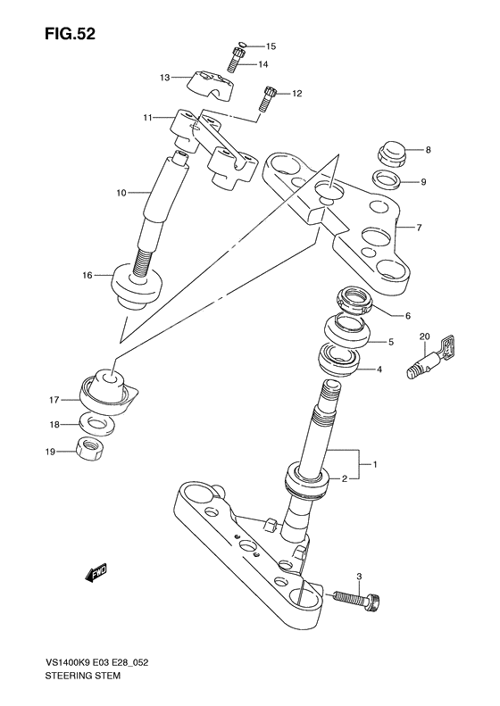 Steering stem