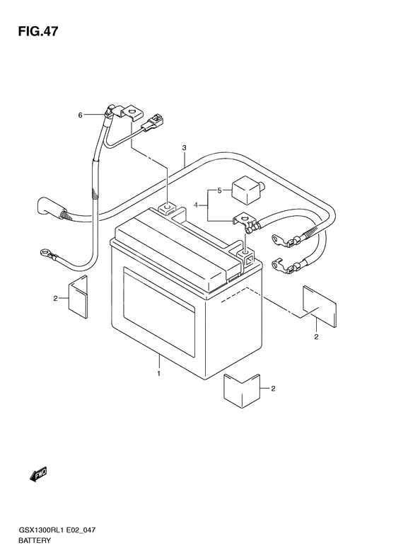 Battery              

                  Gsx1300rl1 e24