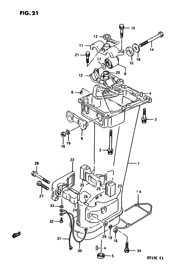 Drive shaft housing