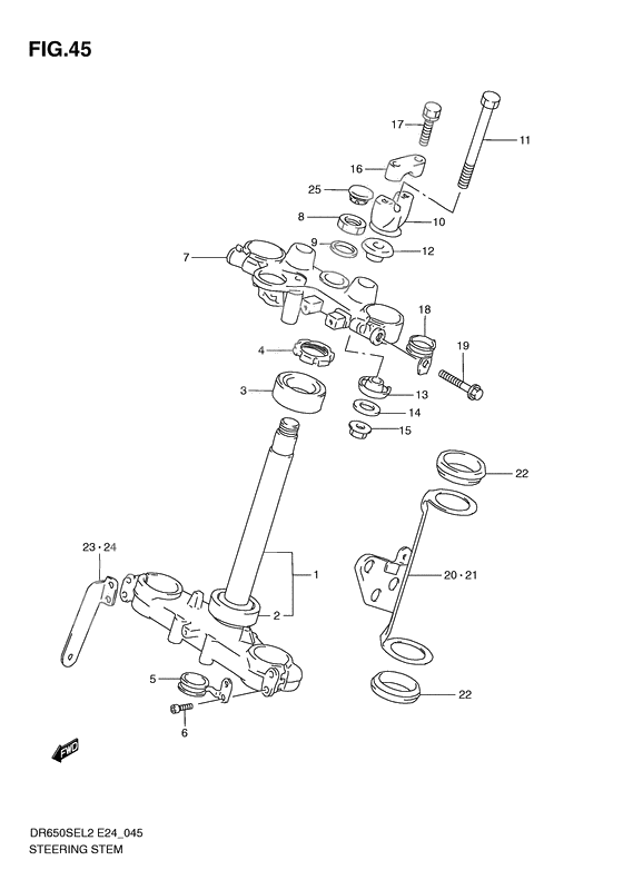 Steering stem