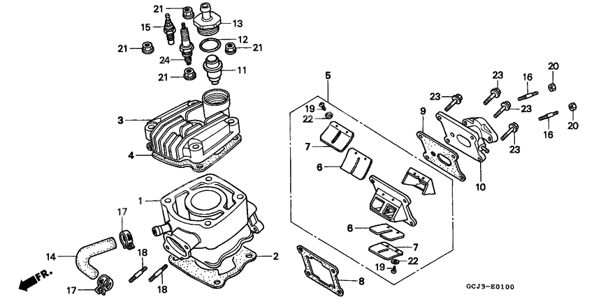 Cylinder/cylinder head