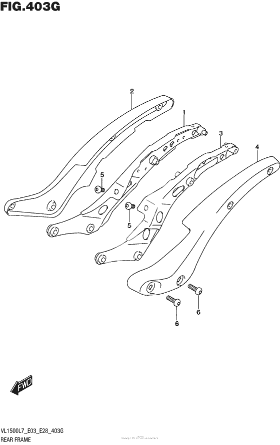 Rear Frame (Vl1500Tl7 E33)