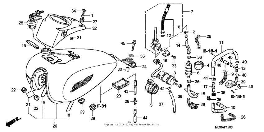 Fuel tank + fuel pump