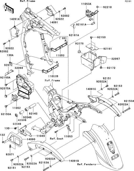 Frame fittings(a1h/a2h)