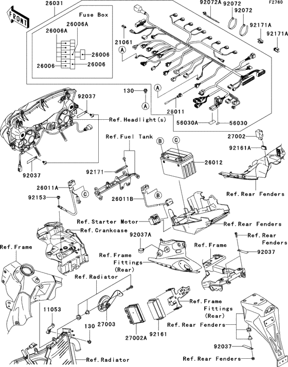 Chassis electrical equipment