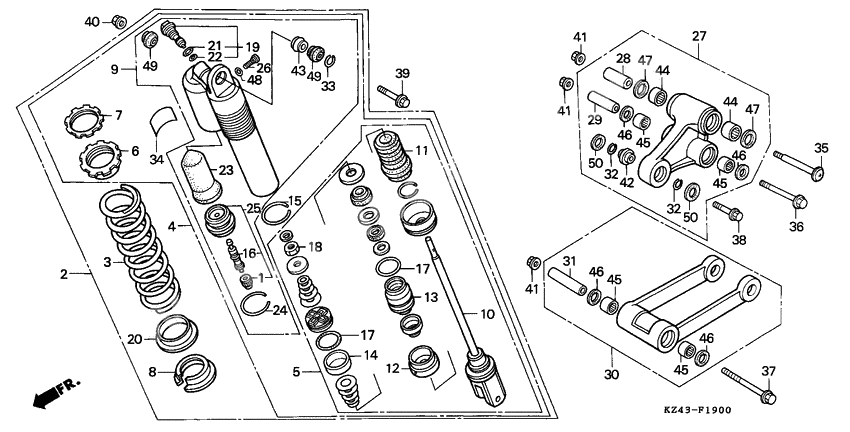 Rear cushion              

                  CR125RL
