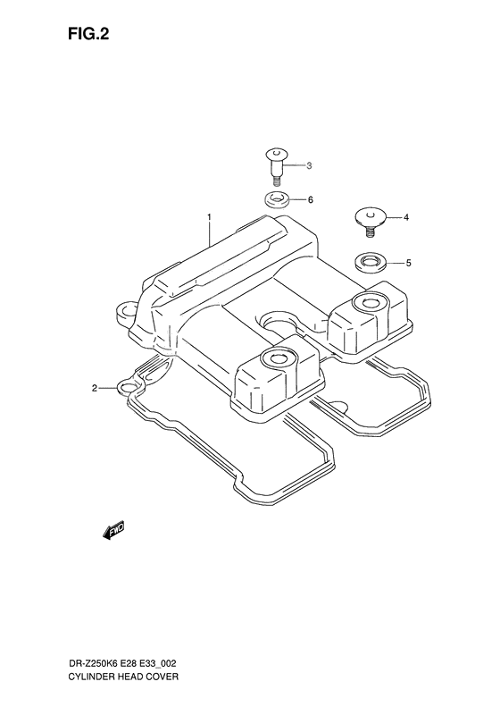 Cylinder head cover