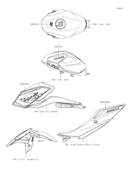 デカール(グレー)(ELF)