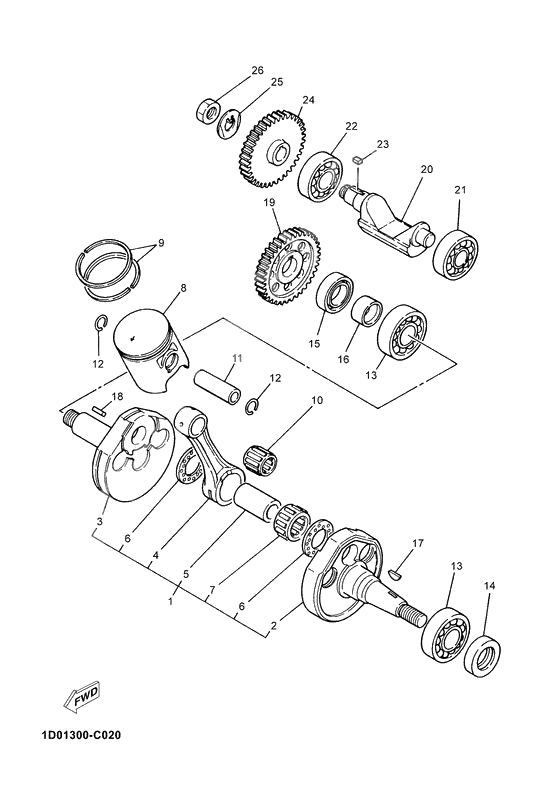 Crankshaft & piston