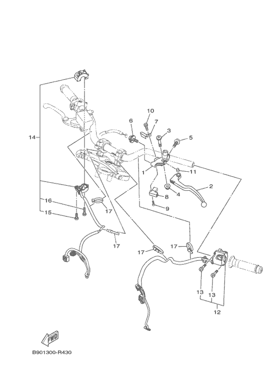 Пульт управления рулевой & Рычаг