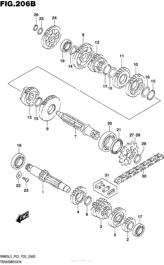 Transmission (Rm85L5 P28)