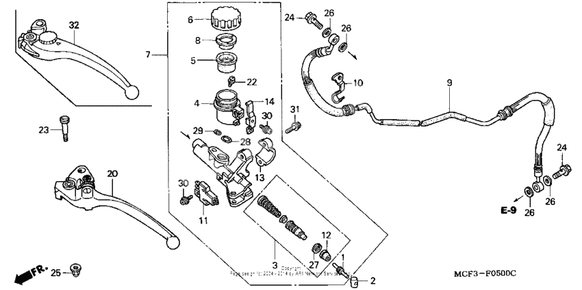 Главный цилиндр сцепления