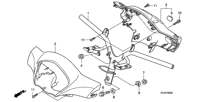 Handle pipe/handle cover