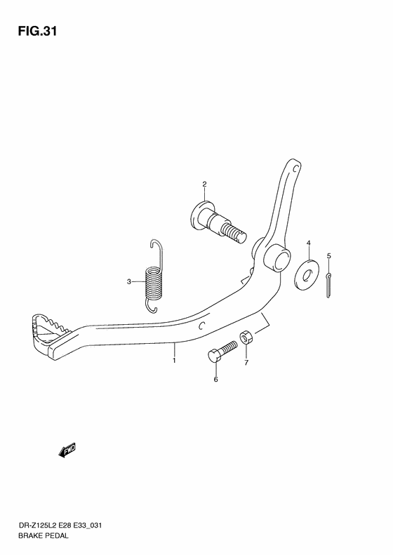 Brake pedal