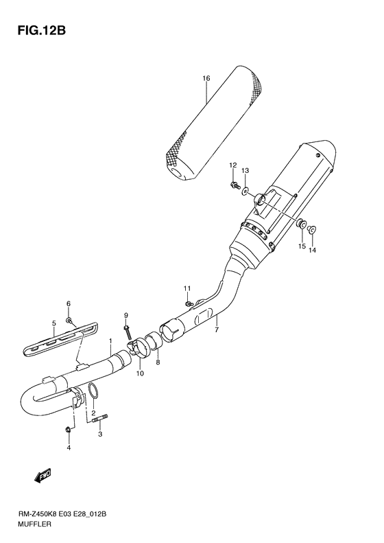 Muffler comp              

                  Rm-z450l1