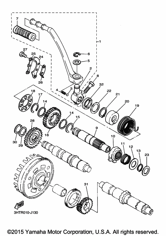 Привод стартера