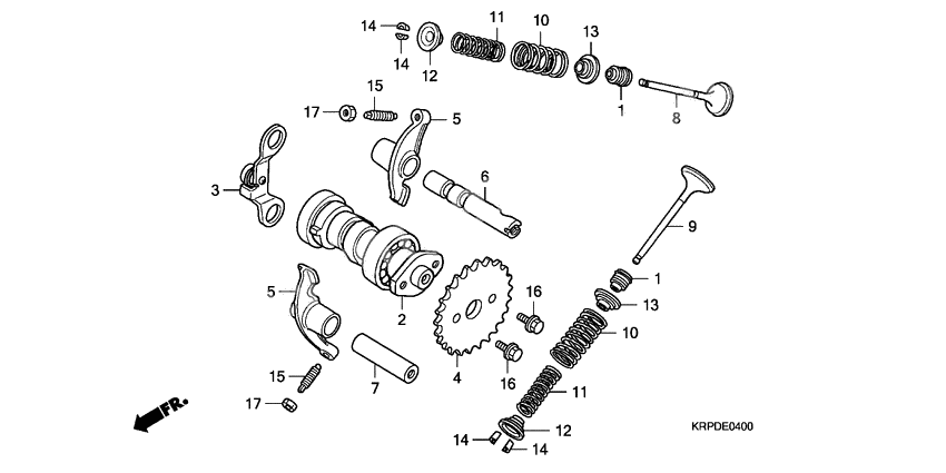 Camshaft/valve