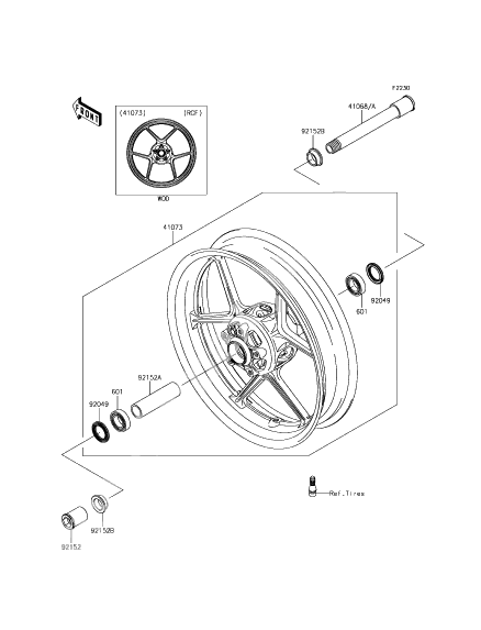 Front wheel