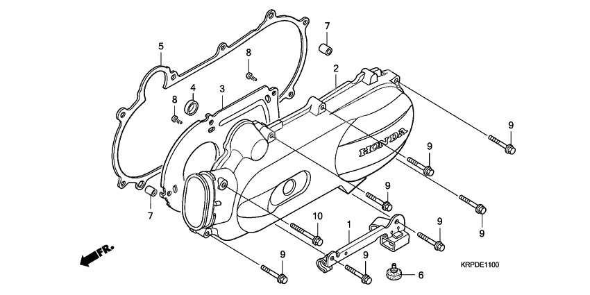 Left crankcase cover