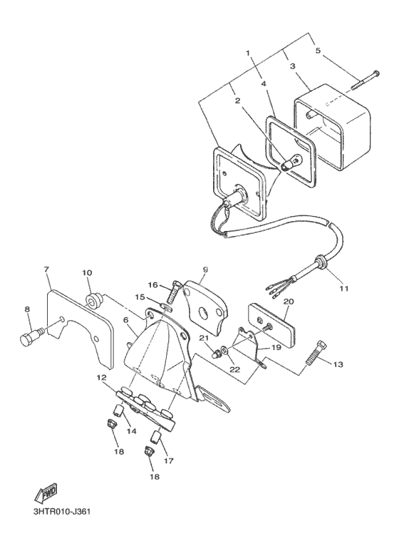 Задний фонарь (Стоп-сигнал)