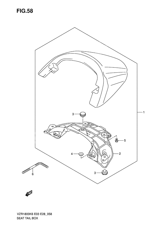 Seat tail box