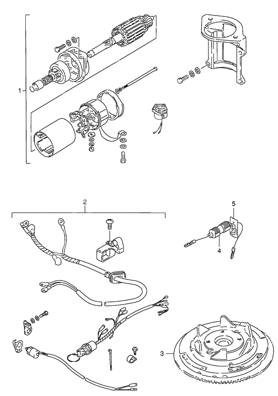 Starting motor