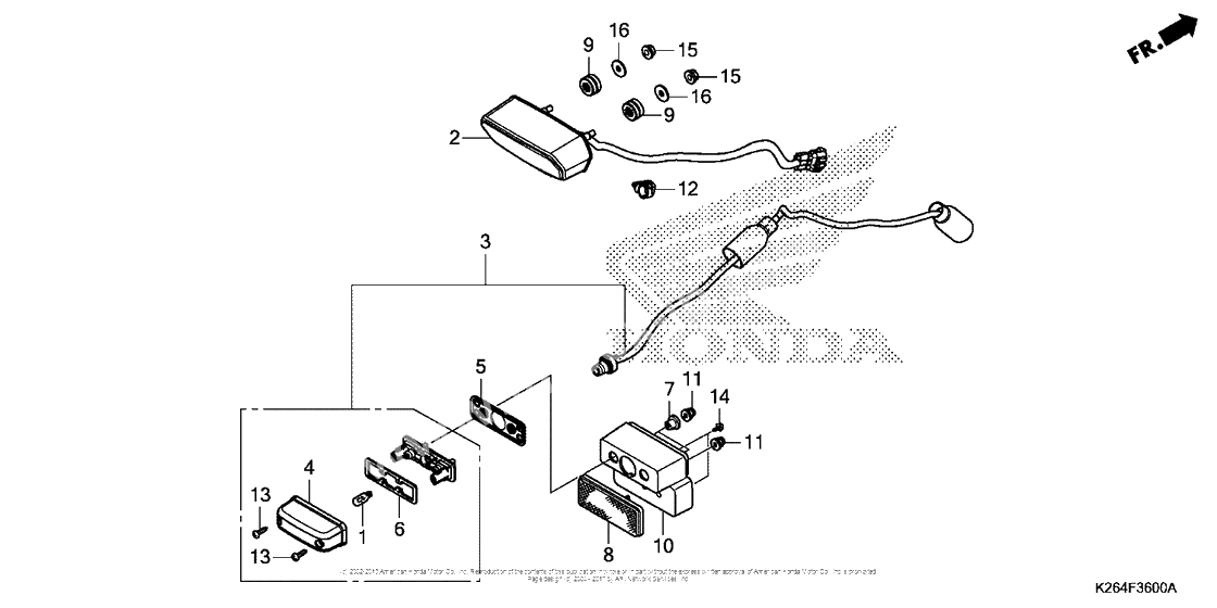 Задний фонарь (Стоп-сигнал)