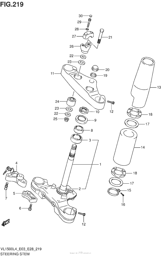 Steering Stem (Vl1500Bl4 E03)