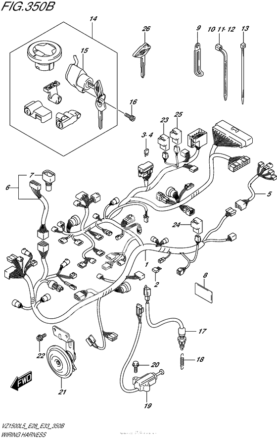 Wiring Harness (Vz1500L5 E33)