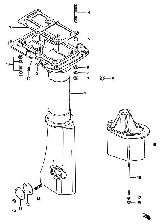 Drive shaft housing