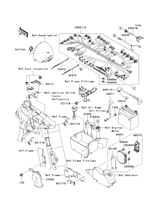 Chassis electrical equipment