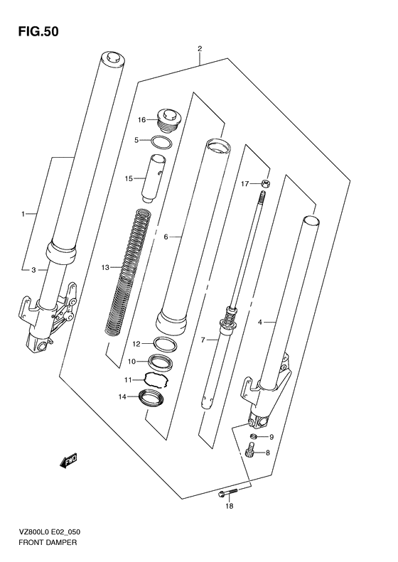 Front damper