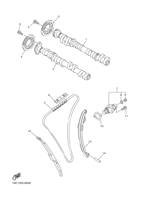 Camshaft & chain