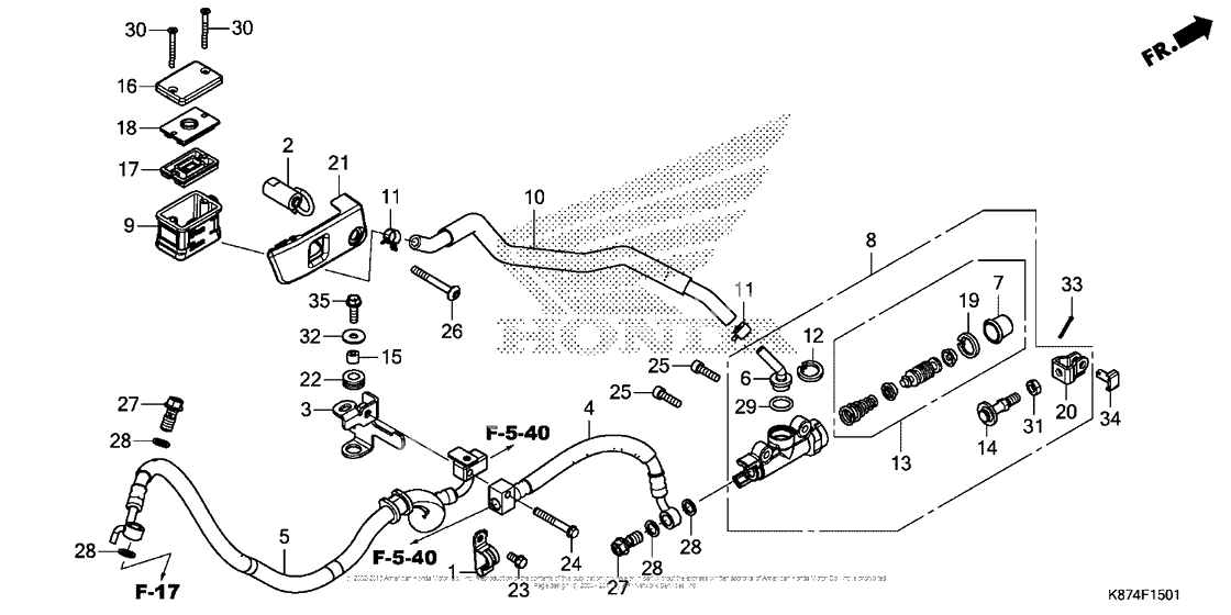 Задний тормозной цилиндр 2