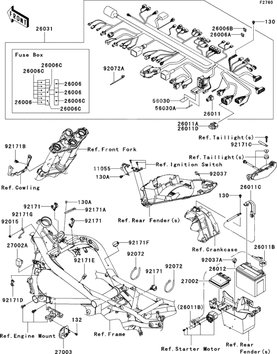 Chassis electrical equipment