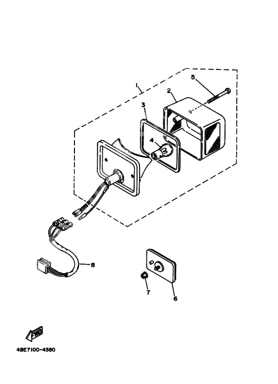 Taillight unit ass`y