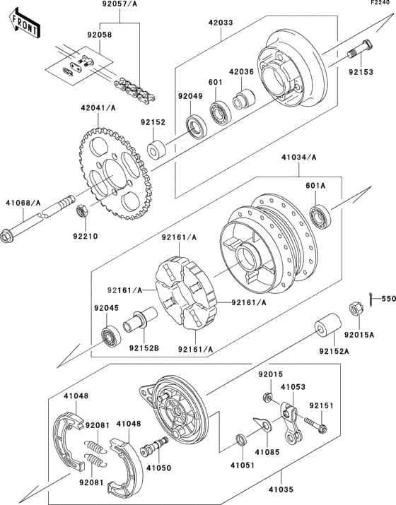 Rear hub(a1-a3)