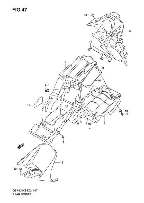 Rear fender