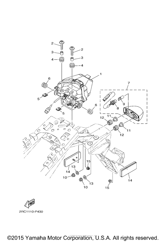 Задний фонарь (Стоп-сигнал)