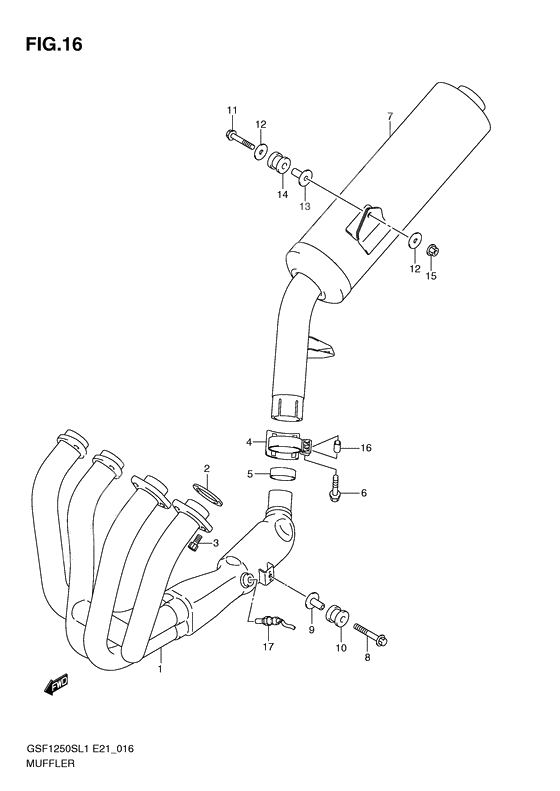 Muffler comp