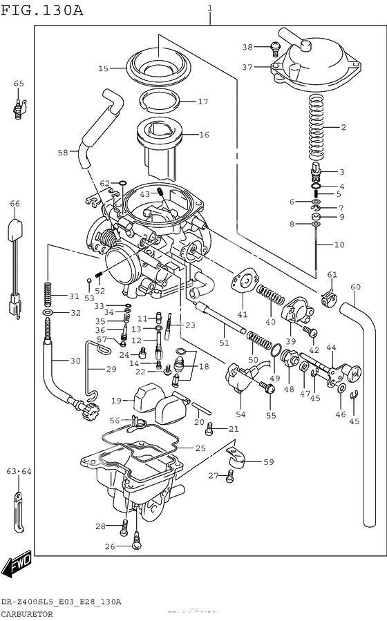 Carburetor (Dr-Z400Sl5 E03)
