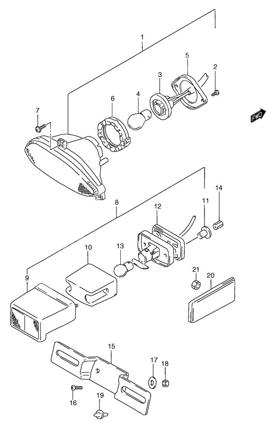 Rear combination lamp