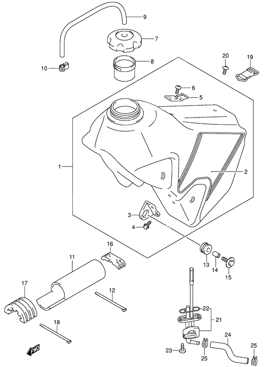 Tank fuel              

                  Model k1