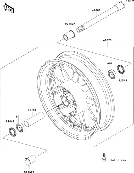 Front wheel(ebf/ecf)
