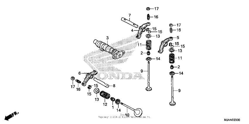 Camshaft valve (fr.)