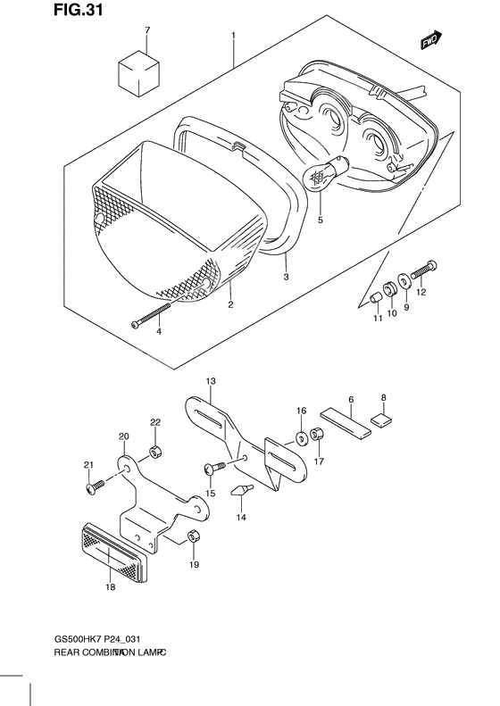 Rear combination lamp