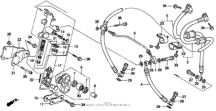 Second master cylinder
