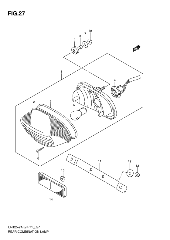 Rear combination lamp