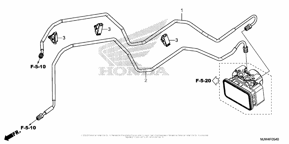 Brake pipe